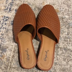 Qupid // Woven Mules